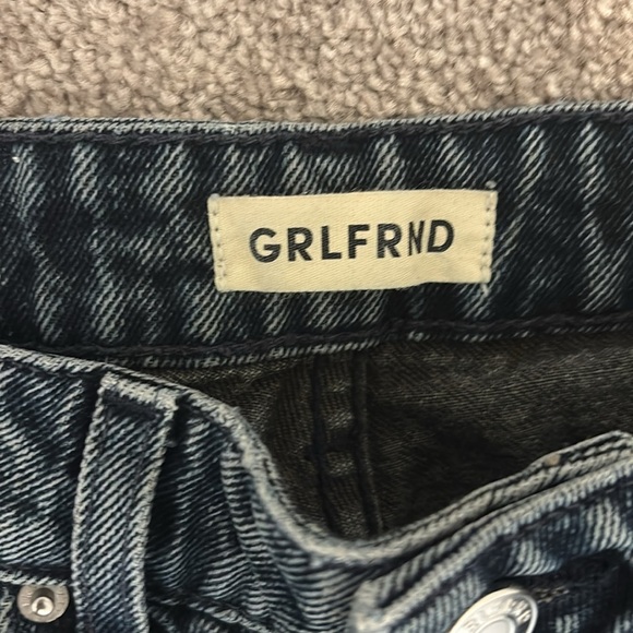 GRLFRND Harlow Highrise bootcut Women's loose Slit hem Jeans - Picture 6 of 17